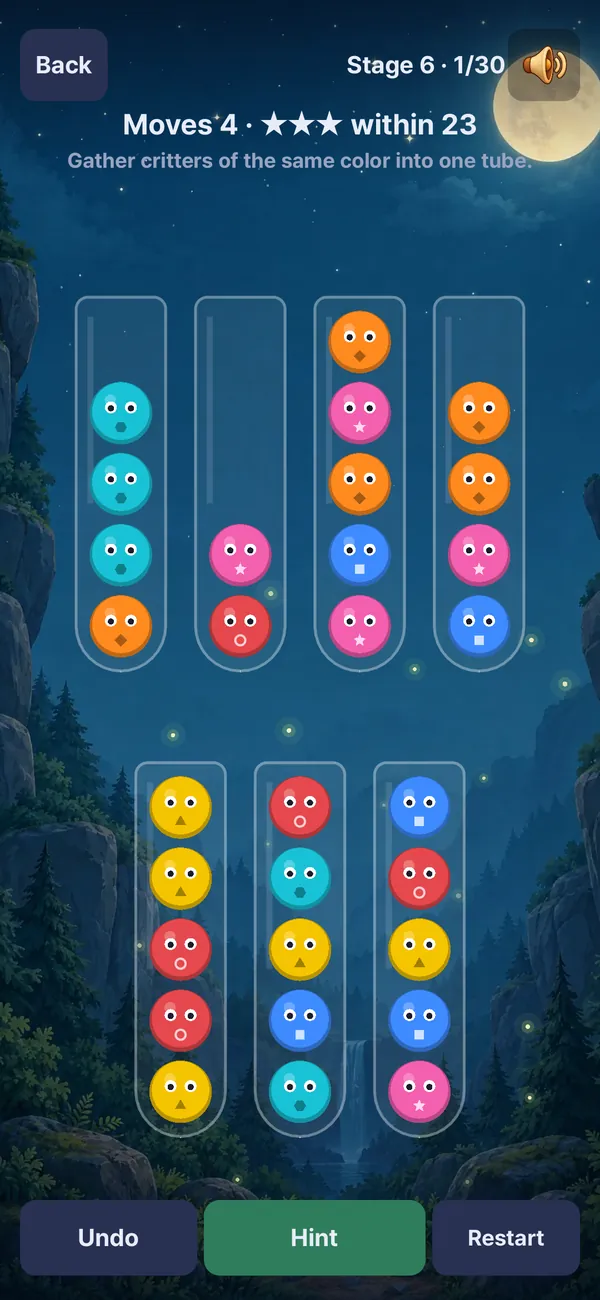 Classic: Plain sorting, no abilities
